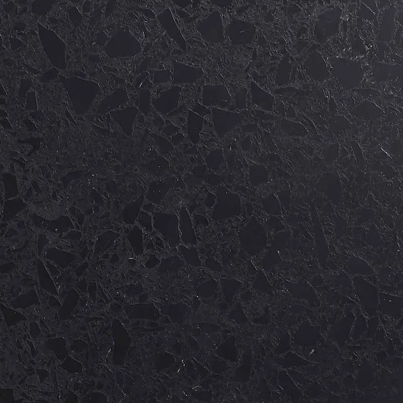 Shinning Black quartz stone