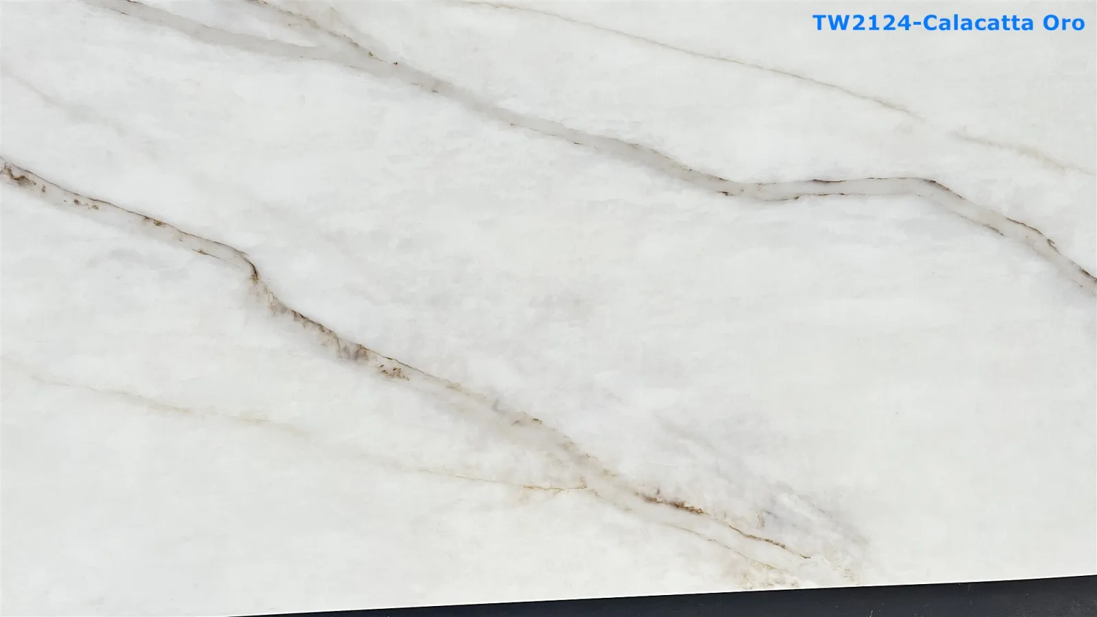 Calacatta Oro quartz slab