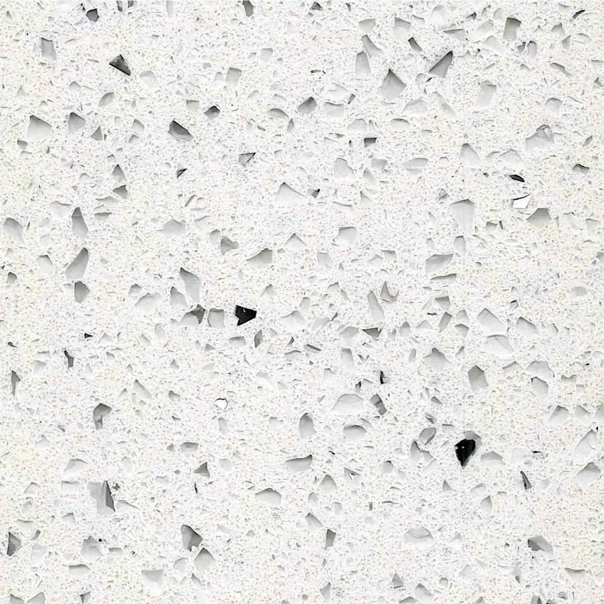 White Stellar quartz stone